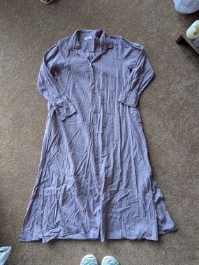 Natural Life purple flowy Dress with Pockets
